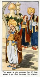 "Din hemlighet är din fånge; om du släpper den blir du dess fånge", 1931 (se även 498221).